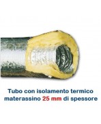 Tubo Flessibile diam. 229 in Alluminio a Doppia Parete Tubo Flex 10 mt 