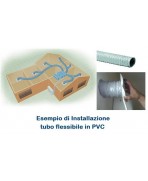 Tubo Flessibile diam. 204 PVC Estensibile a 10 mt per Condizionamento e Ventilazione