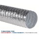Tubo Flessibile diam.102 in Alluminio Semplice Estensibile 10 mt. per Condizionamento
