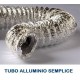 Tubo Flessibile diam.152 in Alluminio Semplice Estensibile 10 mt. per Condizionamento